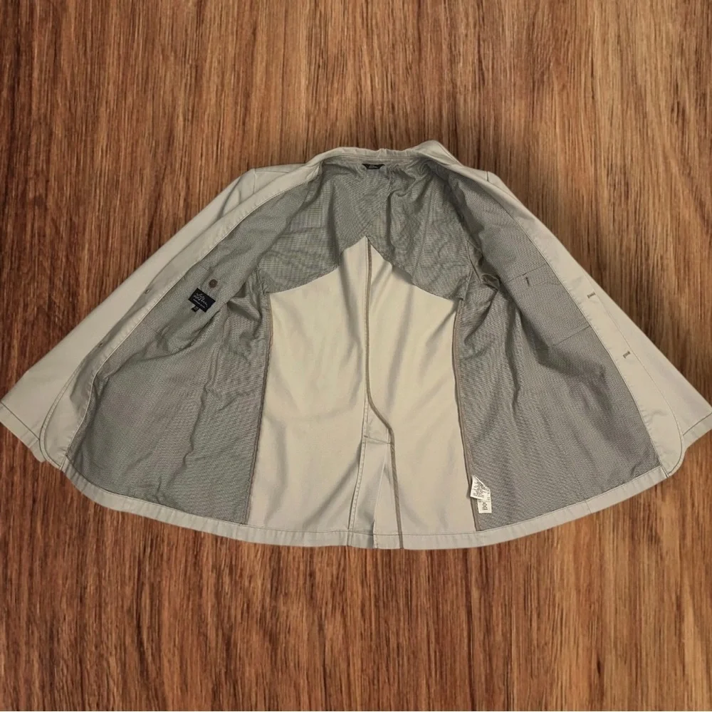 L.L. Bean Men’s Sport Coat Brown Long Sleeve Outdoor Patch Pockets ~ Size 44 - Picture 4 of 10